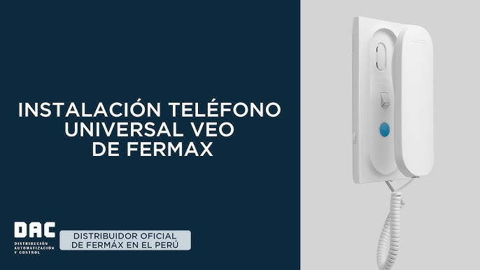 TUTORIAL] Instalación Teléfono Universal VEO de FERMAX Ref. 3431