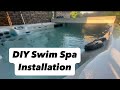 MasterSpa Swim Spa Installation - EZPads- DIY-No Concrete