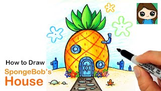 How to Draw SpongeBob SquarePants Pineapple House screenshot 5