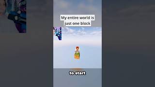 My entire world is just one block Rubius #minecraft #clips