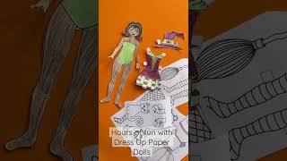 Halloween Paper Doll Dress Up https www redtedart -paper-dolls-halloween