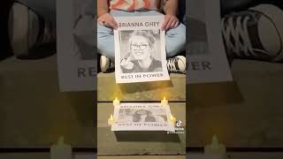 Vigil held for murdered trans girl Brianna Ghey #shorts