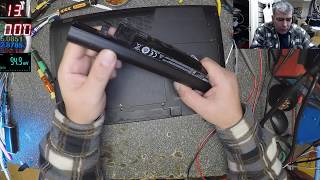 how we can test, charge and diagnose a laptop battery, medion laptop, dead, no power or charging