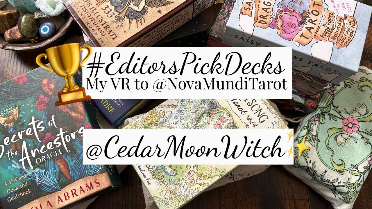 🔮 🏆#EditorsPickDecks // My VR to @novamunditarot  ✨
