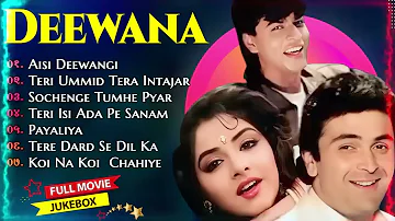 Deewana Movie All Songs  Audio Jukebox Rishi Kapoor & Divya Bharti,Shahrukh Khan