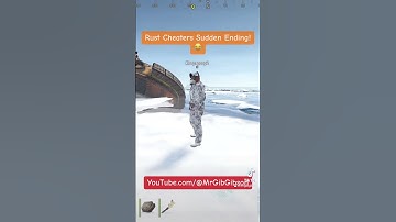 Rust Cheaters Sudden Ending! 😂 #rust #shorts