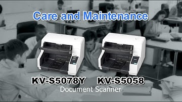 Panasonic KV-S5078Y/S5058 Document Scanner Cleaning Video