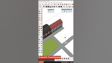 How to create a stunning exterior site context in SketchUp #architect #shorts #art