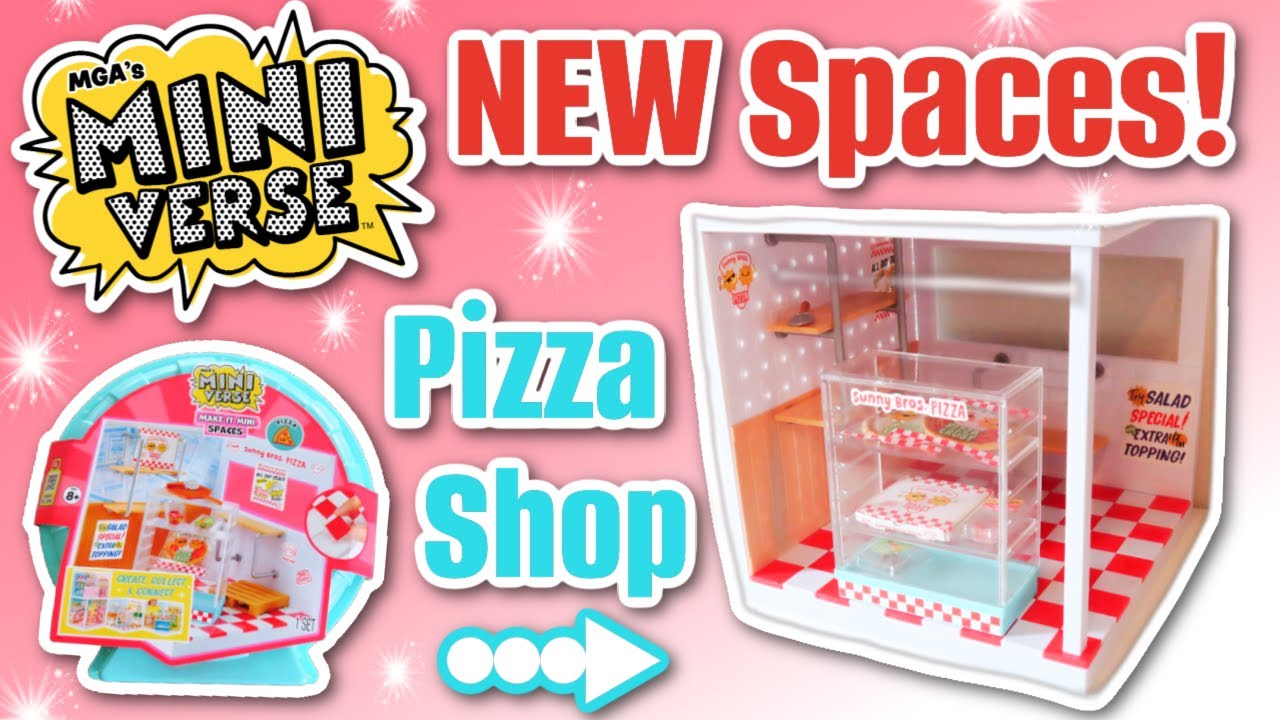 NEW Miniverse Spaces! How to Build the Pizza Shop! 🍕 