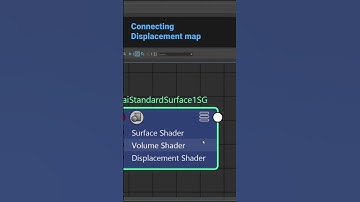 How to connect your displacement map #3d #tutorial #maya #arnold #mrgee