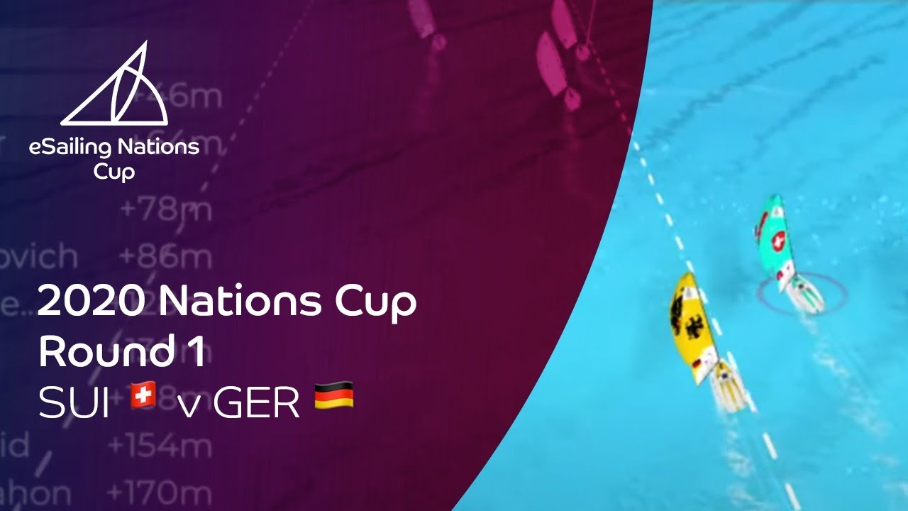 LIVE: SUI v GER, Round 1 | eSailing Nations Cup 2020