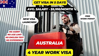 🇦🇺 Australia Free Work Visa In 5 Days | Temporary Skill Shortage Visa | Australia Visa 2024 🇦🇺
