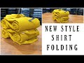 How to fold shirt for showroom | Shirt folding tricks | Organization tips to save space | New Style