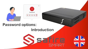 Safire Smart  Password recovery options for XVR and NVR