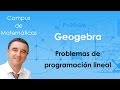 Geogebra 01 - Problemas de programación lineal