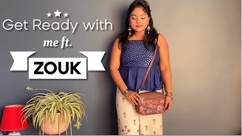 Get Ready With Me ft. @zoukonline | Zouk bags Coupon code | Neetu K