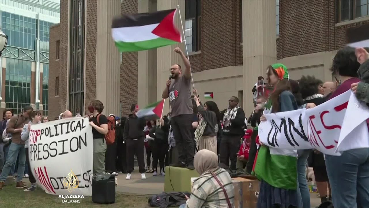 الولايات المتحدة الأمريكية: رغم الاعتقالات، يحتج الطلاب على حرب إسرائيل في غزة