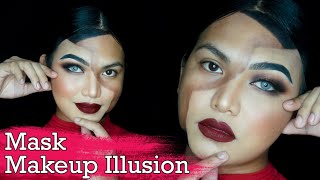 ILLUSION MASK MAKEUP TUTORIAL | Kim Rosanto