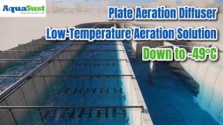 Plate Aeration Diffuser for Extreme Cold ❄️💧 | Low-Temperature Aeration Solution Down to -40°C 🌬️