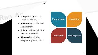 Object-Oriented Programming (OOP) in Java.