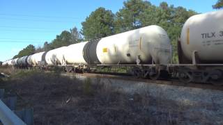 CSX Q401 pulls into Collier and meets Amtrak P090