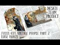 Junk Journal background set Part 2 | Vintage People | DT project | Luise Heinzl