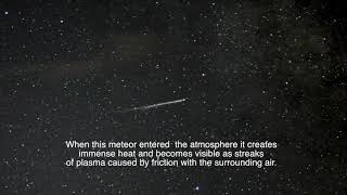 Rare Meteor Event: Persistent Train captured on film!