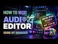 How To #Mod #AudioEditor using MT Manager App Moodz tutorial #technicistmotiurrahman 