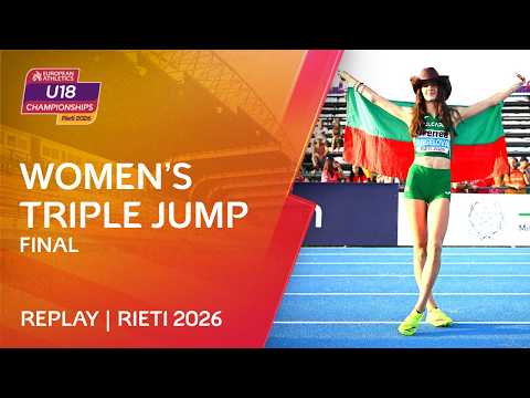 Women's Triple Jump Final Replay | U18 Championships Rieti 2026