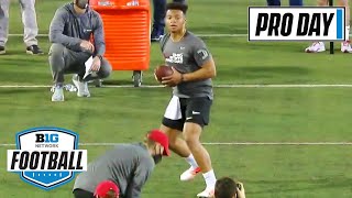 Ohio State Pro Day: Justin Fields' 40-Yard Dash & Individual Workout | Big Ten in the 2021 NFL Draft
