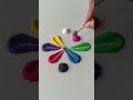 simple Rangoli, satisfying rangoli, Easy rangsatisfying #asmroli, Tricks and tips,ASMR#rangoli