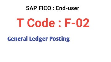 Sap Fico Gl posting telugu|| F-02 posting telugu || Record to Report telugu || sap gl posting telugu