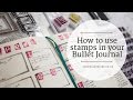 How to use Stamps in your Bullet Journal | Plan With Me