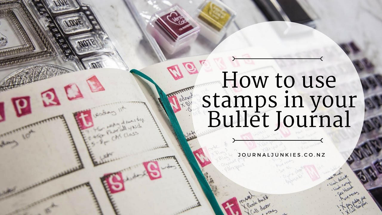 Task Started - Square Rubber Stamp for Bullet Journals - Stampmore