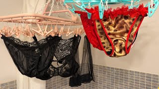 Washing My Underwear 10 | Lingerie and Panty Collection