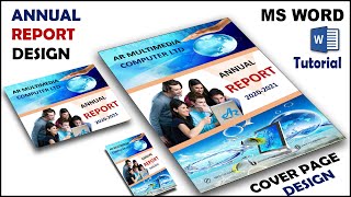 How to Make Cover Page in Microsoft Word 2020| Annual Report Design Word|Report Cover{AR MULTIMEDIA}