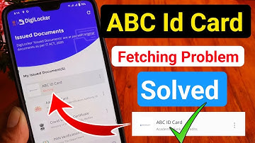 Digilocker me abc id fetching problem || digilocker fetching problem Solved ||  fetching problem