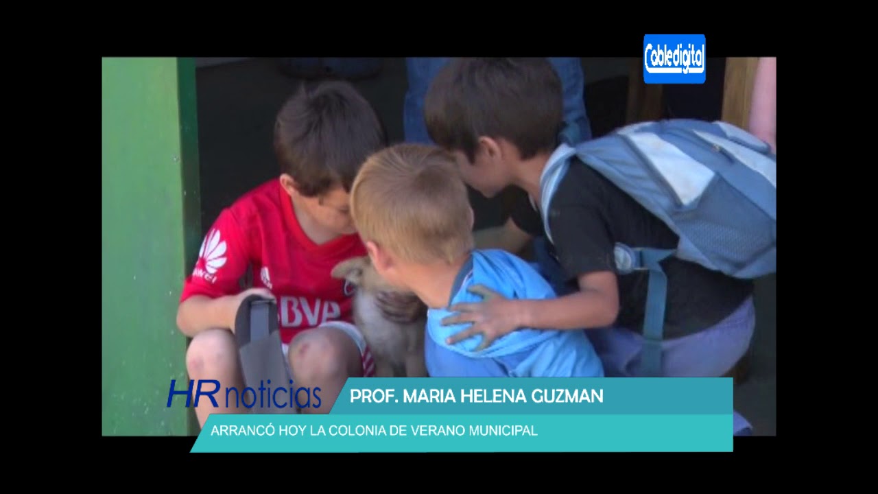 PROF MARIA HELENA GUZMAN ARRANCO HOY LA COLONIA DE VERANO MUNICIPAL huinca renaco