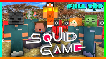 [ Lớp Học Quái Vật ] TRÒ CHƠI CON MỰC "SQUID GAME" ( Full Tập ) | Minecraft Animation