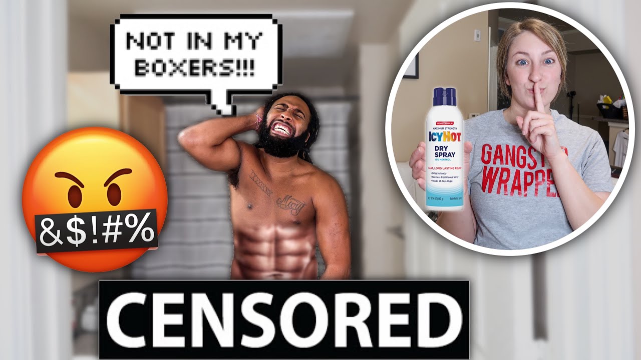 I PUT ICY HOT IN HIS BOXERS!! *HE FREAKED OUT* YouTube