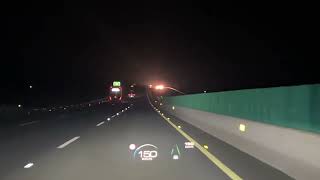 Night Drive Haval H6 HEV HUD Sharp Display & Headlights Test