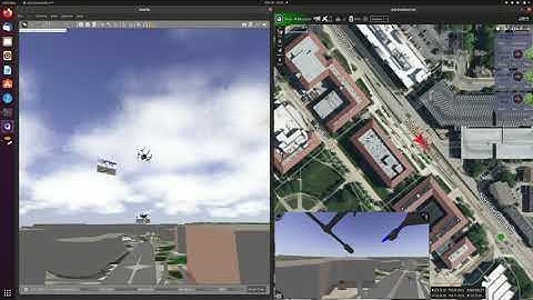 Gazebo PX4 ROS Purdue Typhoon_h480 X3