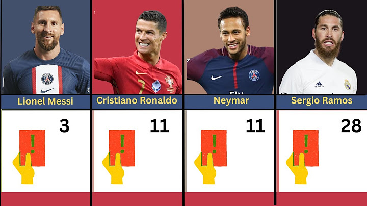 How Many Red Cards Famous Players Received