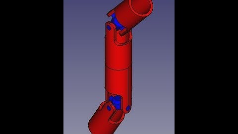 FREECAD #28 - CARDAN - UNIVERSAL JOINT