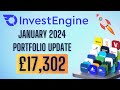 Investengine portfolio update  stocks  shares isa  january 2024