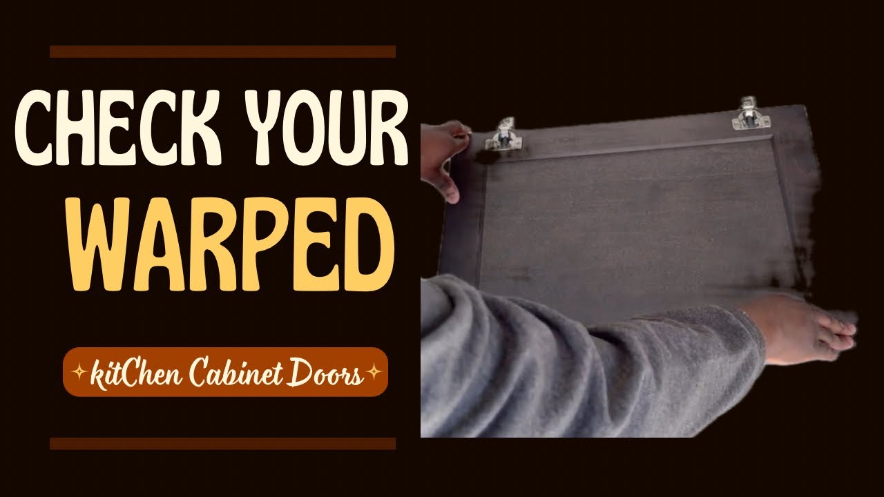 Kitchen Cabinet Hack: How to Spot Warped Doors BEFORE You Install Them!