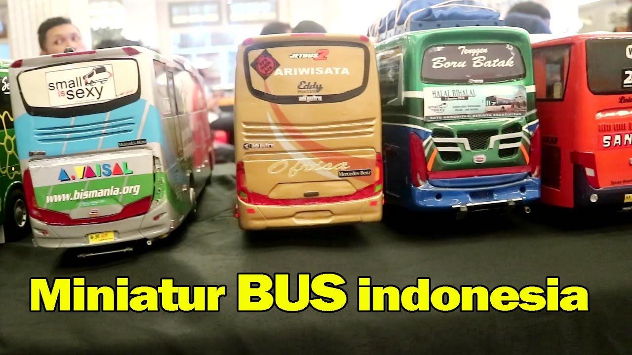 Ratusan Miniatur Bus Ternama Indonesia Mirip Aslinya Rosalia Indah
