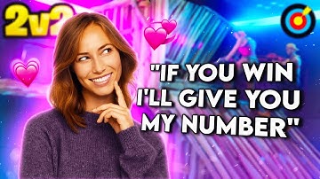 She Said I Could Get Her Number if I Won - Fortnite 2v2 Piece Control