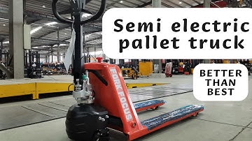 Semi electric pallet truck operational video. Fork Focus, focus on MHE result.