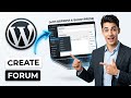 How To Make A Forum In WordPress With BuddyPress And BBPress Easiest Way 2026 Guide 